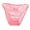 Watermelon Red, variant on uikmnh Women's Embroidered Hollow Out Sheer Triangle Panties Soft Comfort Everyday Underwear Size:One Size