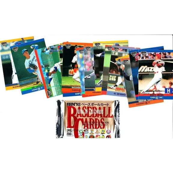 14 1993 BBM NPB cards Hideyuki Awano Yukihiro Nishizaki Makoto Sasaki
