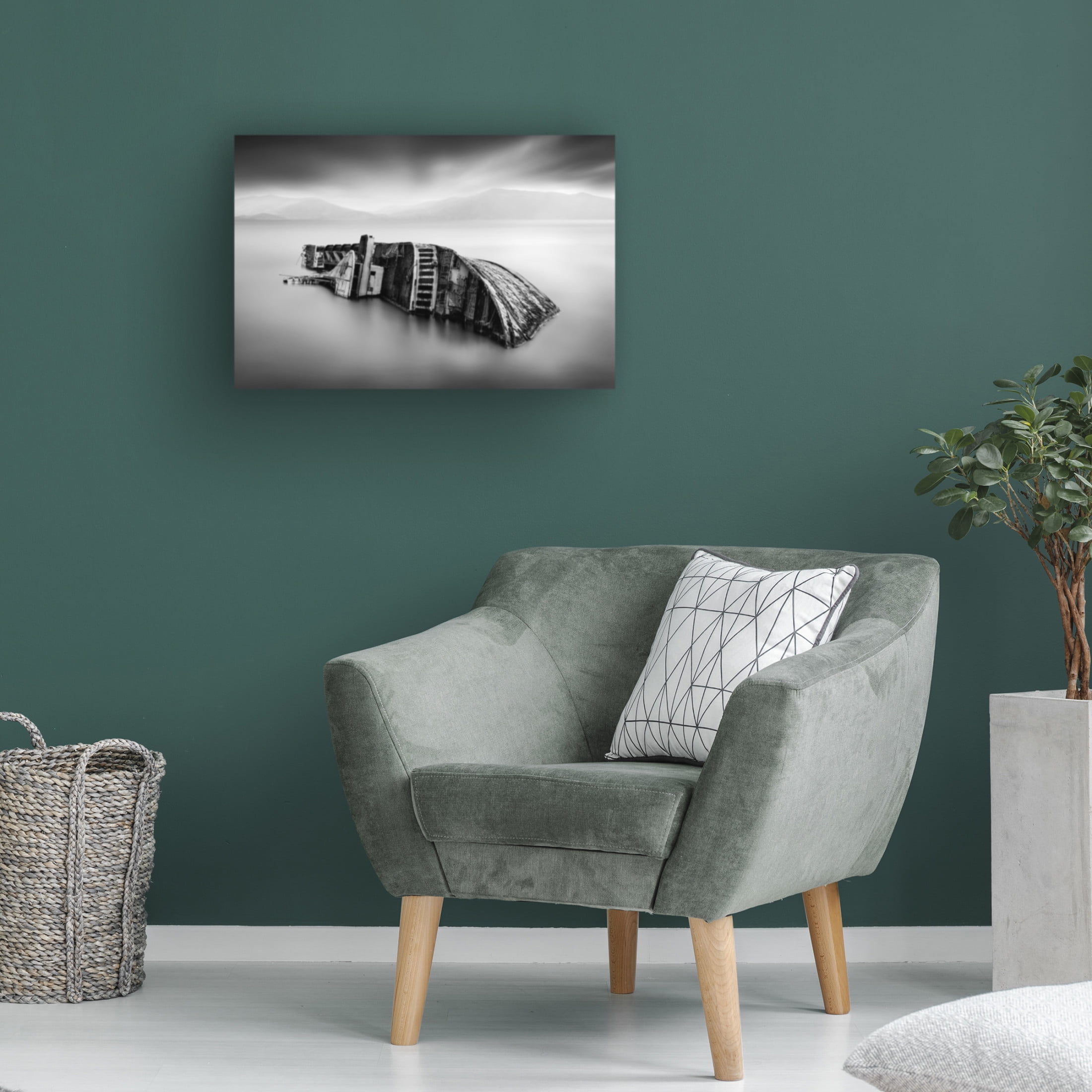 Canvas Wall Art - George Digalakis 'Mediterranean Sky Iii' Wall Art for Living Room, Bedroom, or Office D?cor by Trademark Fine Art - 24 x 16 Inches