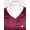 Burgundy, variant on Mens Shiny Satin V Neck Short Sleeve T-Shirt Pajamas Sleepwear Shirts Tops