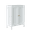 White, variant on CHSHIN 31.5"H Modern Metal Bathroom Floor Cabinet with Shelves for Home,Entryway,White(Width:23.6")