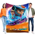 thumbnail image 1 of Hot Wheels - Hot Wheels anti-pilling, suave, ligera, esponjosa y acogedora de lujo para hogar y cocina – Perfecta para niños y adultos,200X150cm, 1 of 6