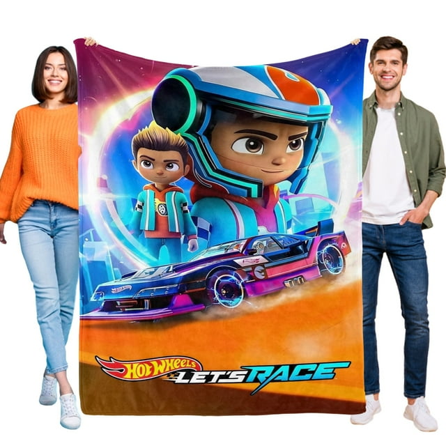 Hot Wheels - Hot Wheels anti-pilling, suave, ligera, esponjosa y acogedora de lujo para hogar y cocina – Perfecta para niños y adultos,200X150cm