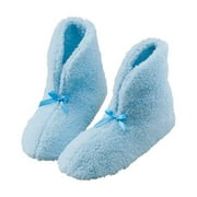 Chenille Slippers, Large, Blue Adult Fox Valley Traders