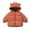 Red, variant on Kids Down Jacket Autumn Winter Thickened Hooded Bear Ears Coat Warm Padded Outerwear for Boys Girls Cold Weather
