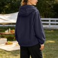 thumbnail image 3 of Hooded Sun Jacket Men Women Summer Fall Lightweight Long Sleeve Loose Casual Zip Up Sun Hoodie with Pockets Fishing Outerwear, 3 of 7