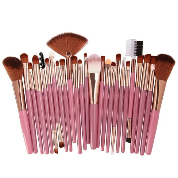Set of 25 PCS Makeup Brush Kit for Foundation Liquid Cream Blending Powder Eyeshadow Blush Cosmetics Concealer Brushes with Soft & Dense Bristles