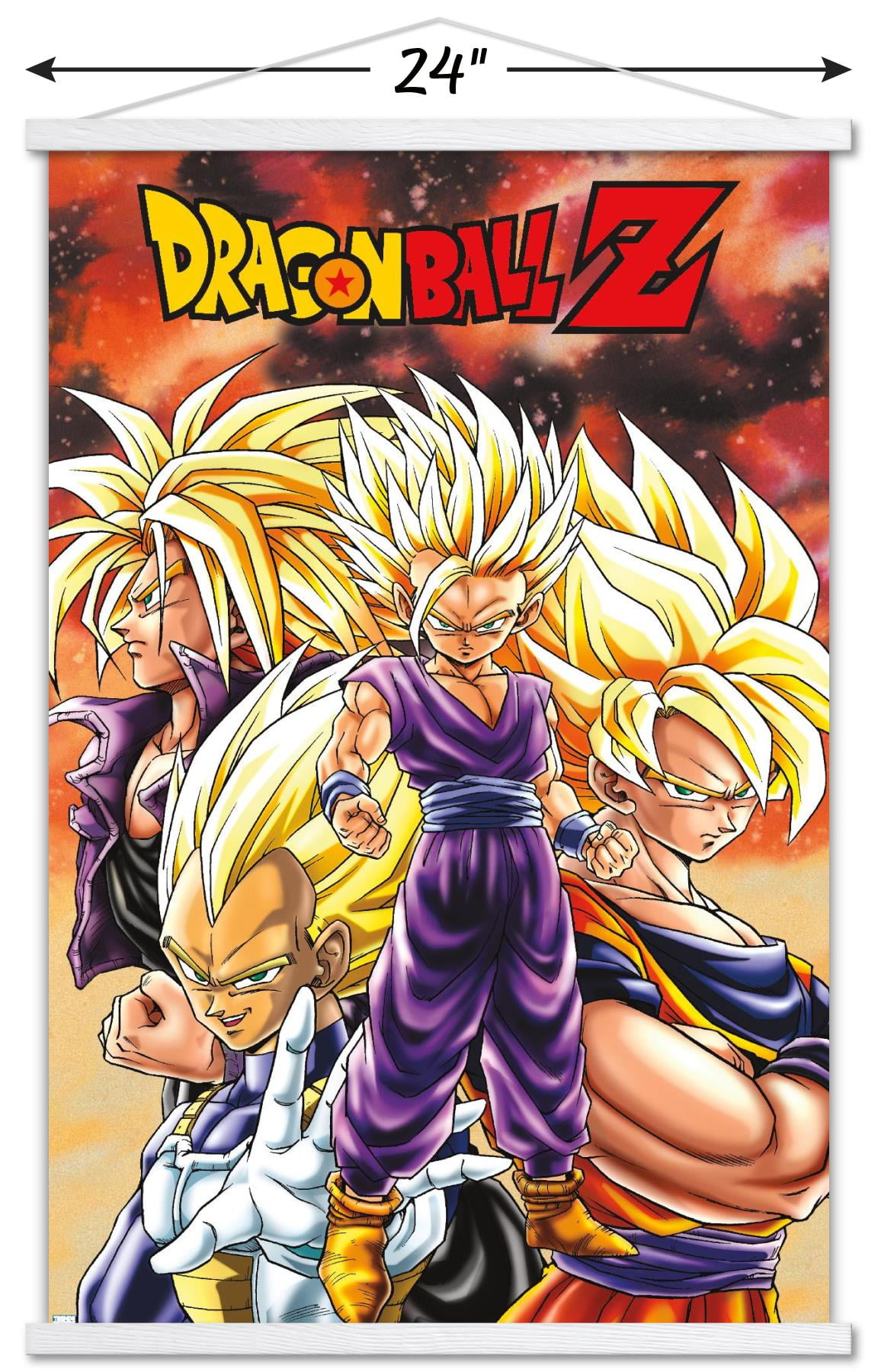 Dragon Ball Z - Saiyans Wall Poster, 14.725