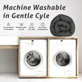 thumbnail image 4 of JUSTLET Luxury Solid Down Alternative Machine Washable Gray Comforters, California King, 4 of 7