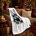 thumbnail image 3 of Playful French Bulldog Autumn Portrait Art Cool Edgy, Playful Pet Portrait Pattern, Warm Flannel Blanket for Living Room and Bedroom, Dog Lovers autumn celebration Gift, Pet Lover Home Decor, 3 of 9