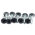 thumbnail image 1 of Tornillos Autorroscantes De Cabeza De Lacrosse De Colores Lockoff Brand, Paquete De 10 En Negro, 1 of 1