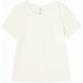 thumbnail image 5 of ARRIA Women's Slim Fit Scoop Neck T-Shirt, Ultra-Soft Stretch Cotton Short Sleeve Basic Tee, 5 of 7