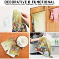 thumbnail image 7 of Dreamtimes Soft Absorbent Reusable Kitchen Towels, Set of 4|28x18 in, Delicate Flowers Dining Kitchen Living Room Tea Towels Dish Towels Decorative Towels, 7 of 7