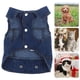 thumbnail image 3 of Chalecos para mascotas Chaqueta de mezclilla para perro Sudaderas con capucha Chaqueta de cachorro para perros pequeños y medianos (M), 3 of 8