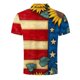 thumbnail image 5 of Blusa y camisa de manga corta con cuello vuelto para hombre, informal, de moda, de negocios, de manga corta, estampada, deportiva, con solapa, de poliéster., 5 of 5