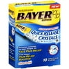 Bayer: Extra Strength Quick Release Crystals Citrus Burst Bayer Aspirin, 10 Ct