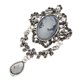 thumbnail image 1 of Del De Las Mujeres Para Hombre Broche Pin Accesorio De La Joyería Colgante Para Peacoat Suéter Sombrero De La Bufanda Fernando Broche Vintage Beauty Profile, 1 of 7