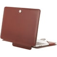thumbnail image 2 of MOSISO Leather Case for MacBook Air 13.6 M4 M3 M2 (2025-2022) / Air 13 M1 (2022-2018) / Pro 13 M2 M1 (2025-2016), PU Portfolio Stand Cover, 2 of 7