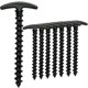 thumbnail image 1 of Estacas para tienda de campaña, paquete de 10 anclajes para el suelo, estacas para tienda de campaña, estacas en espiral en forma de T de 5,7 pulgadas, estacas para acampar para lonas de tie, 1 of 5