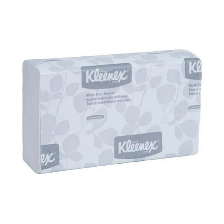 Kleenex Multi-Fold Paper Towels,(4) 4PK Bundles, 9 1/5x9 2/5, White, 150/Pack, 16/Carton -KCC88130