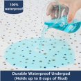 thumbnail image 2 of Baby Waterproof Bed Pad Wetting Pads Washable for Kids Toddler Potty Training Pads Pad Mat for Pack n Play/Crib/Mini Crib Reusable Incontinence Underpads for Kids/Adult/Pets-star, 2 of 7