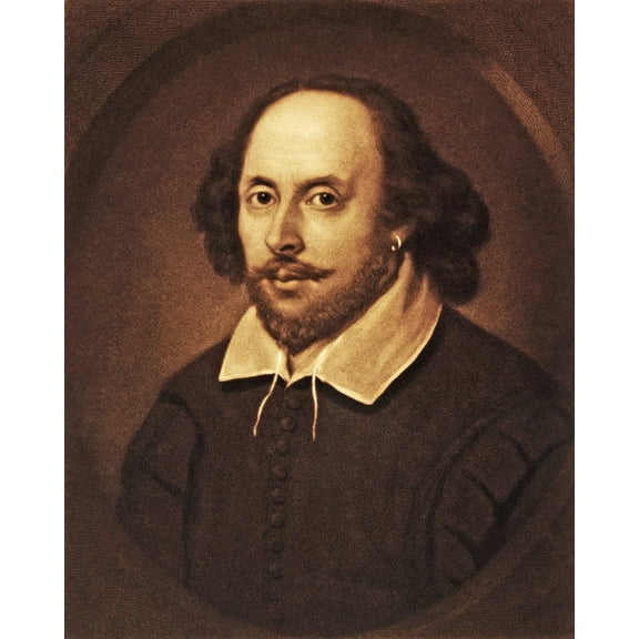 Print: William Shakespeare, 1849