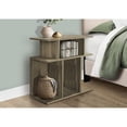 thumbnail image 3 of Modern Taupe Side Table with Three - Tiered Design for Hall or Sofa Console to Place Decorative Items, 3 of 4