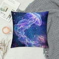 thumbnail image 2 of ONETECH Watercolor Jellyfish Pillow Covers  Dreamy Wild Sealife Starry Galaxy Decor Cushion Covers for Adults Glitter Stars Ocean Theme Cushion Cases for Housewarming Couch, 2 of 5
