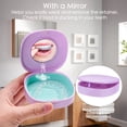Doboli Retainer Case,Retainer Case with Vent Holes and Mirror