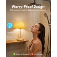 thumbnail image 4 of Lámpara de ducha Funlenry impermeable para baño, 16 colores Ocean Wave, 4 of 7