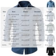 thumbnail image 4 of Stamzod Button Down Shirts for Men Casual Long Sleeve Denim Shirt Men Business Office Work Jean Shirts with Pocket Black B M, 4 of 8