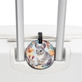 thumbnail image 3 of Tmall Set of 2pcs PU Leather Round Suitcase Tags with Privacy Cover and Name ID Tag - Ideal for Travel Luggage, Handbags, Backpacks, School Bags, 3 of 6