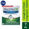 Mucinex DM 12 Hour Max Strength Expectorant & Cough Medicine, Excess Mucus Relief, FSA, 7 Tablets