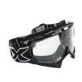 thumbnail image 2 of 2024Gafas de motocicleta Esponja de PC Gafas de sol protectoras ajustables Accesorios de moto para montar en carretera Senderismo Marco negro Lente transparente Gris W, 2 of 5