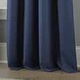 thumbnail image 4 of Nanshing Belissa Blackout Thermal Single Curtain Panel with Grommet Top, Navy, 54" x 84", 4 of 5