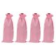 thumbnail image 1 of Uxcell 4 Pcs Bolsas de Regalo para Botellas de Vino con Cordones, Fundas Reutilizables de Terciopelo para Botellas de Licor para Bodas, Fiestas de Cumpleaños, Rosa, 1 of 6