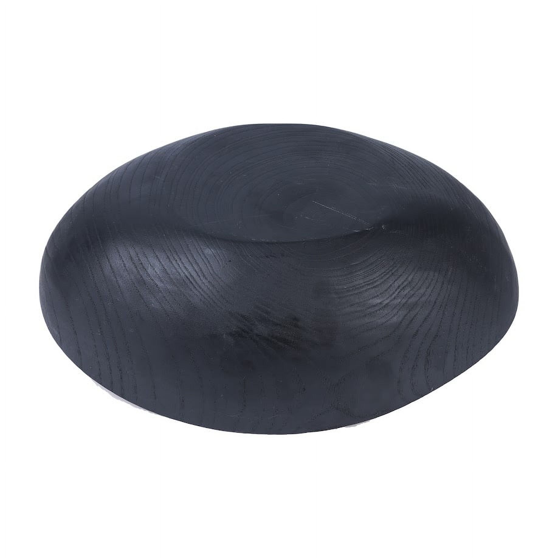 Home Decor Collection Sterling & Noble Home Black and Natural Wood Decorative Tabletop Bowl