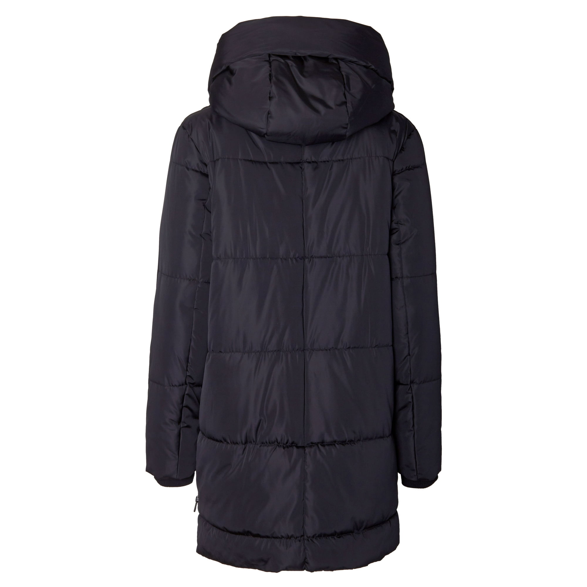 Sportoli Women Fashion Winter Side Zip Lined Puffer Parka Coat 69 03