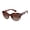 Brown Fade, variant on Women's NN262 Floral UV400 Protective Cat Eye Fashion Sunglasses, 52mm