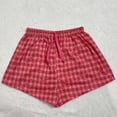 thumbnail image 4 of Haivin Women's Pajama Shorts, Fashionable Checkered with Elastic Waist and Drawstring Pockets, Comfortable Lounge Sleepwear for Home, Lounge and Sleep, 4 of 5