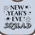 thumbnail image 4 of Inktastic New Year's Eve Squad with Stars in Black Boys or Girls Baby Bib, 4 of 4
