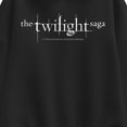thumbnail image 2 of Twilight - White Logo - Women's Oversized Fleece Hoodie Sweatshirt, 2 of 4