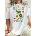 thumbnail image 1 of Camiseta de manga corta para mujer, camisetas tipo túnica, trajes de regalo cómodos, ropa deportiva, camisetas de verano, camiseta básicaWomen's Fun Dinosaur Graphic Tee - Casual Crew Neck Short Sle, 1 of 6