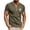 Army Green, variant on Henley Shirts for Men Summer Short Sleeve Casual Coconut Tree Graphic T Shirts Beach Vacation Outfits
