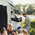 thumbnail image 1 of Fdit Magnetic Screen Door Mesh Curtain Magnetic RV Door Curtain Double Layer Windproof Easy Install with Strong Polyester Mesh for RV Camping Car, 1 of 7