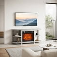 thumbnail image 6 of IHOMEadore 48" Fireplace TV Stand with 18" Electric Fireplace for TVs up to 55",  Entertainment Center Console for Living Room, 6 of 14