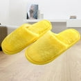 thumbnail image 6 of LEORX 1 Pair Slippers For Men EVA Yellow Warm Indoor Shoes For Men, 6 of 8