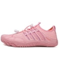 thumbnail image 3 of ChiVerve Hiking Barefoot Shoes for Women Men Breathable & Non-Slip Athletic Footwear Wide Toe Water Shoes, Designed for Walking & Running & Swimming | Pink, 11 Men, 3 of 7