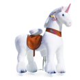thumbnail image 4 of Unicornio Montable Blanco Mediano Ponycycle Ponycycle U404, 4 of 6