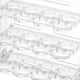 thumbnail image 2 of Titular De Huevo Soporte plegable para huevos de 3 capas, 24 rejillas, estante de almacenamiento para huevos, dispositivo para ahorrar espacio (transparente) Tmvgtek Libre de BPA, 2 of 6